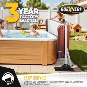 BJOSSTY heavy-duty square tubing provides strength