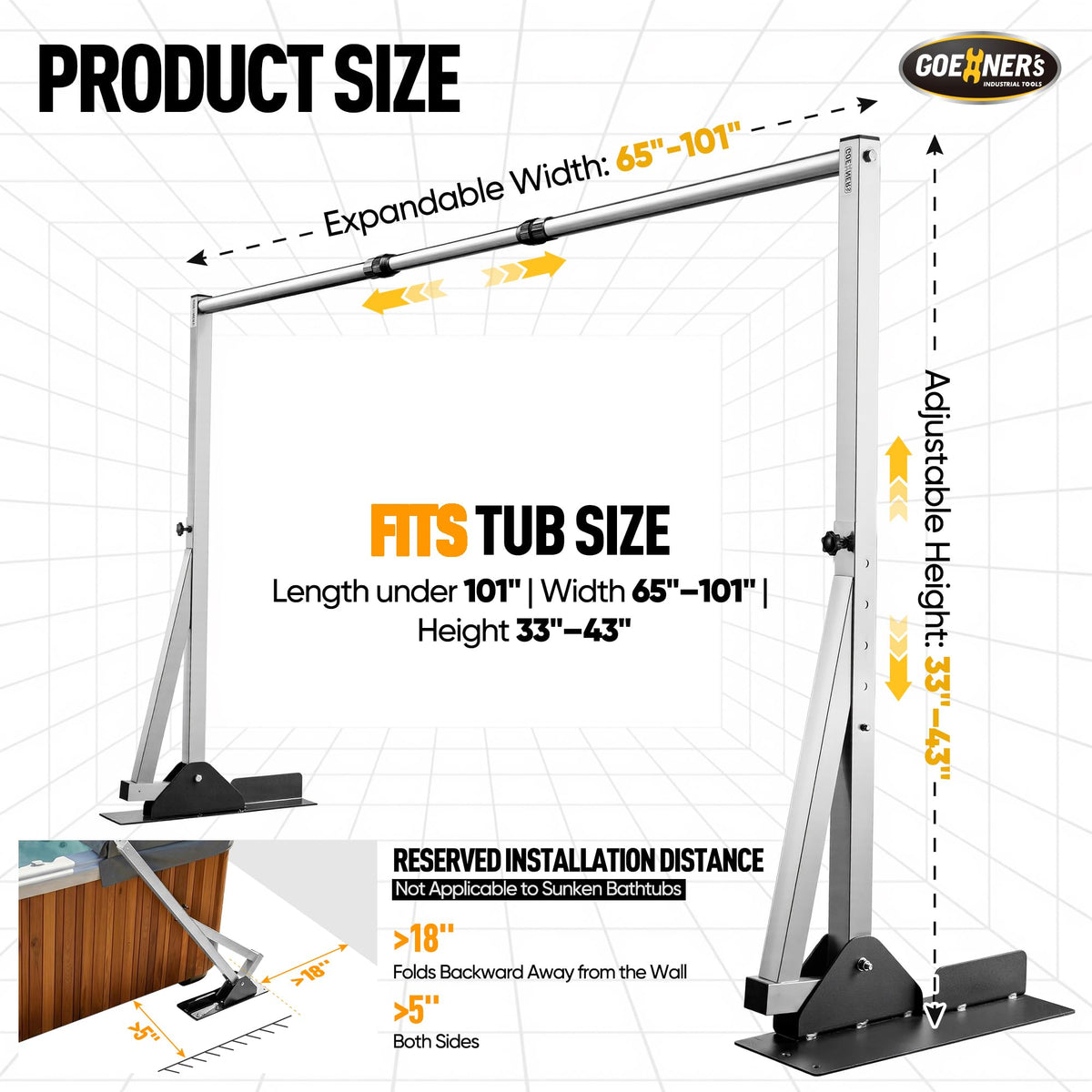 BJOSSTY height-adjustable mechanism adapts cover thickness