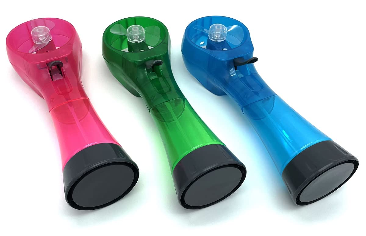 BJPEY Water Misting Fan battery operated for cordless cooling.