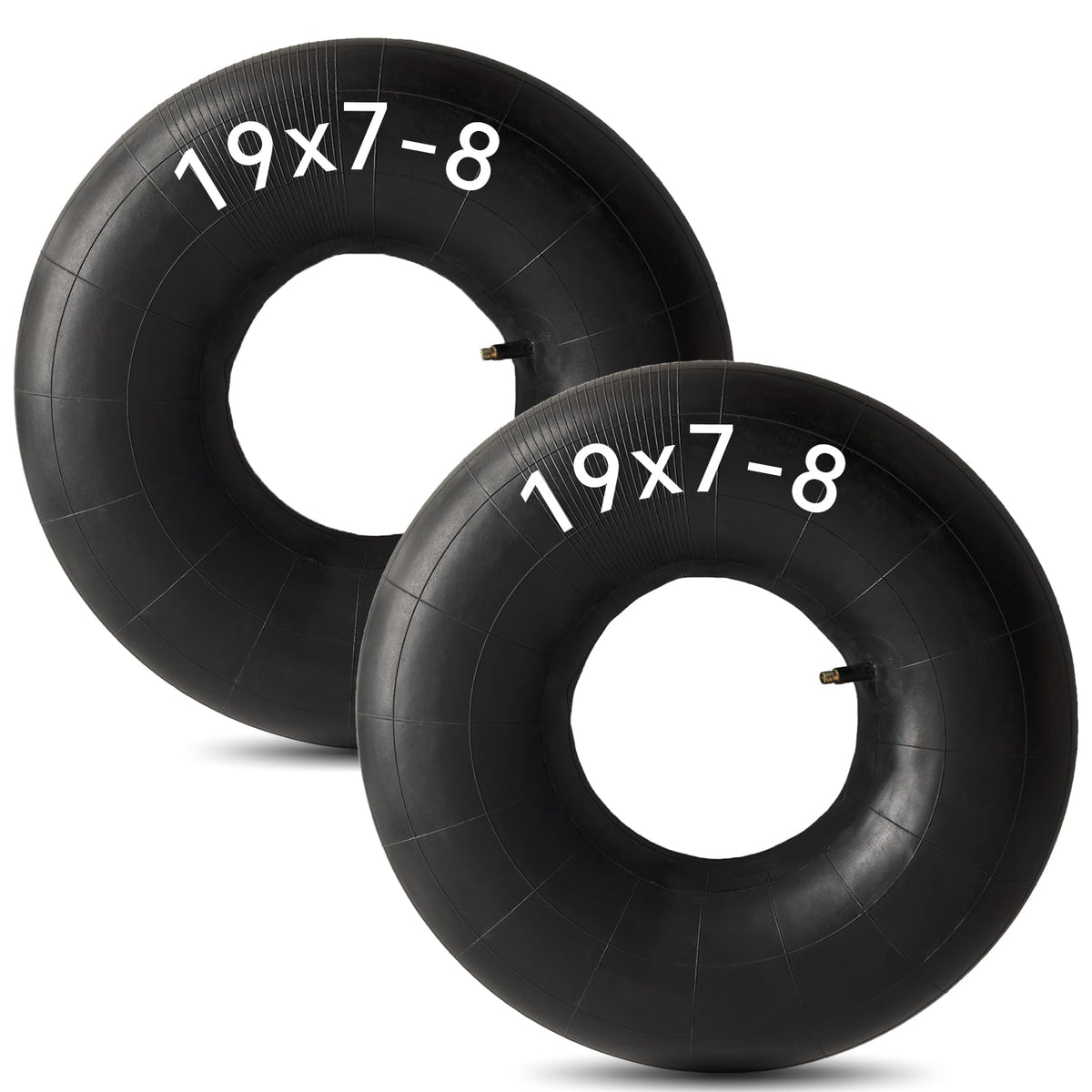 BKBNSJ 2-pack inner tubes 19x7-8 with TR13 stem for mower tires