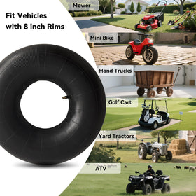 TR13 straight valve stem detail on BKBNSJ inner tube for easy inflation