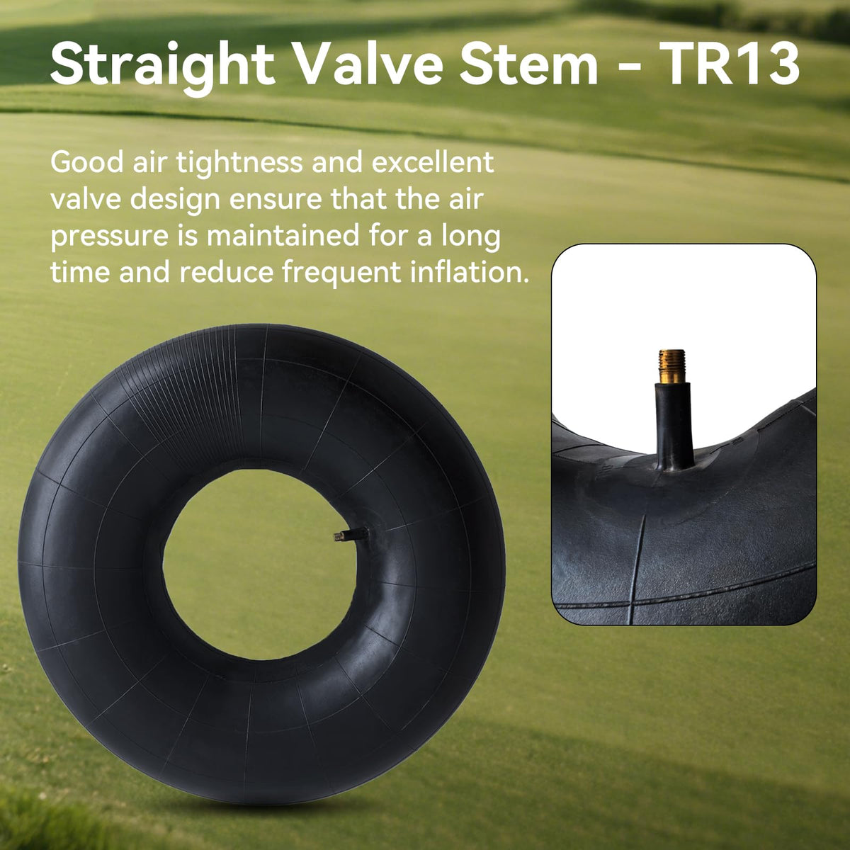 BKBNSJ inner tube installed on a mower for smoother operation