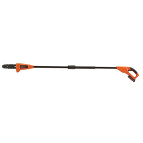Black+Decker 20V MAX pole saw cutting action for high branches
