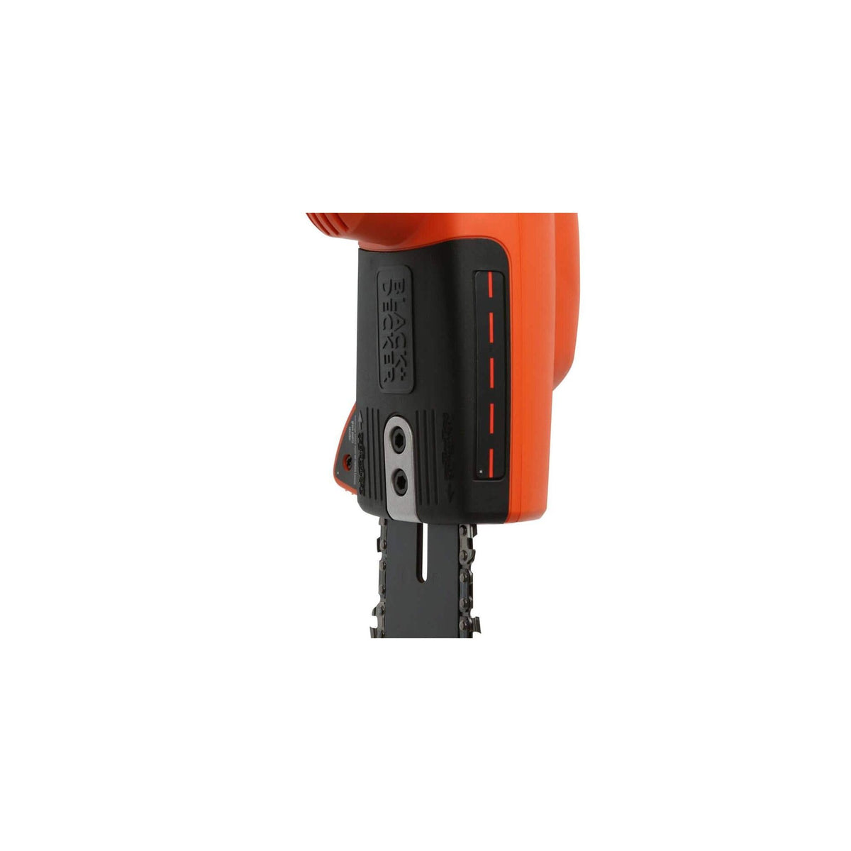 Black+Decker 20V MAX pole saw disassembles for compact storage
