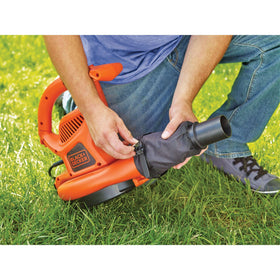 Extended reach up to 12 feet with BLACK+DECKER gutter attachment