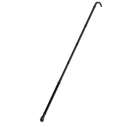 BLACK+DECKER gutter cleaner attachment mounted on blower for easy gutter debris removal
