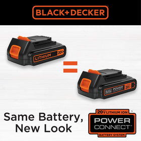 BLACK+DECKER with comfortable grip and easy nozzle attachment.