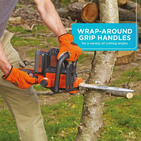 BLACK+DECKER 40V MAX lightweight cordless design reduces user fatigue.