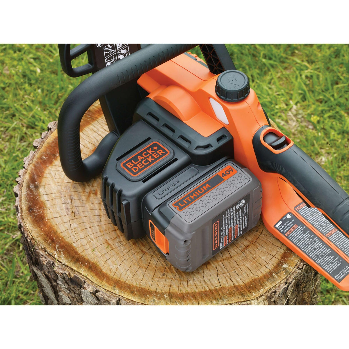 BLACK+DECKER 40V MAX portable storage and easy transport.