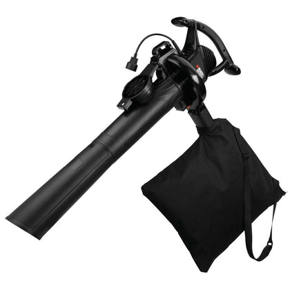 BLACK+DECKER BV3100 leaf blower in use for fast yard cleanup