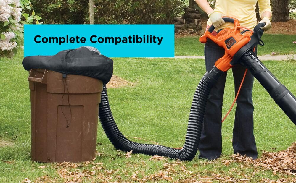 Durable plastic tube and cover from Black+Decker for reliable use.