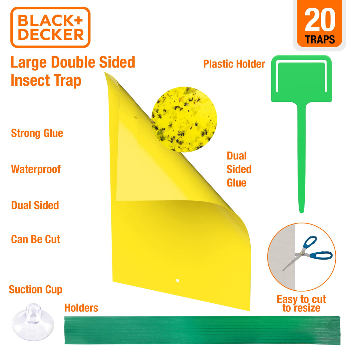Black+Decker long-lasting sticky strips remain effective for seasons