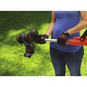 BLACK+DECKER ST8600 adjustable-height handle for ergonomic use