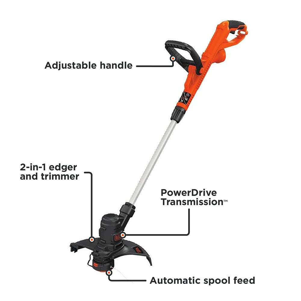 BLACK+DECKER ST8600 wide 13-inch trimming area covers ground quickly