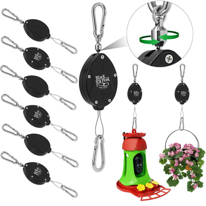 Black Elk Peak plant pulley retractable hanger for easy height control of hanging planters