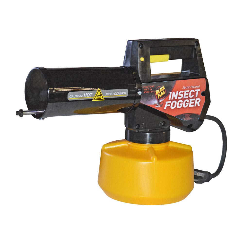 Black Flag 190107 outdoor fogger setup for quick, effective patio protection.
