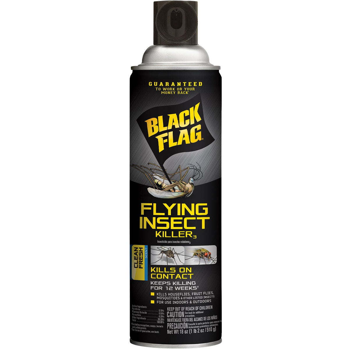 Black Flag Home Pest Repellents 18oz clear can for fast insect control