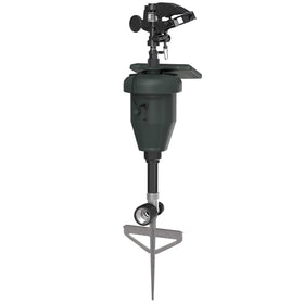 BLACK+DECKER solar-powered unit provides water-efficient deterrence in your yard.