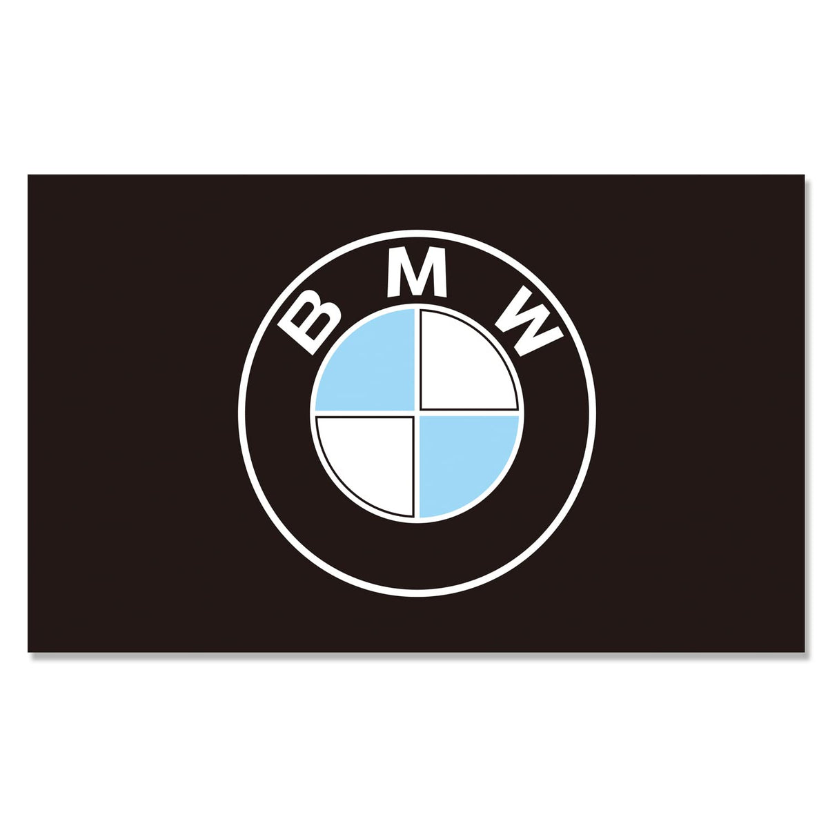 BlackEmperor BMW flag 3x5 banner with vivid colors ready for showroom display.