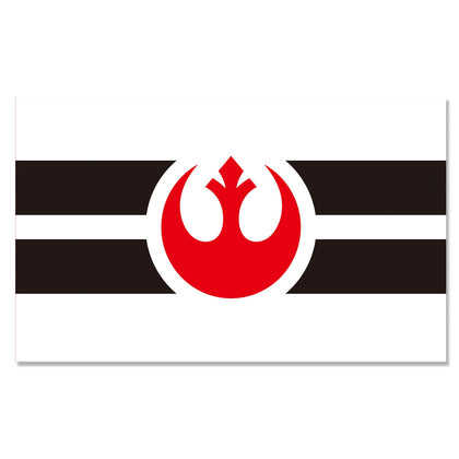BlackEmperor Rebel Alliance flag 3x5ft in HD color for bold indoor or outdoor decoration.