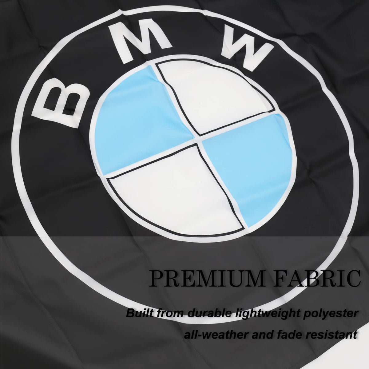 BlackEmperor banner for showroom or garage amplifies racing vibes.