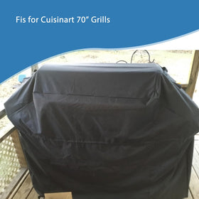 Blackhoso 69in grill cover folded for storage