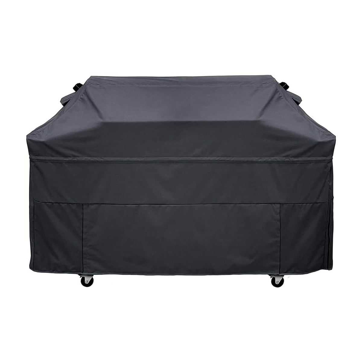 Blackhoso 69in grill cover front view shields grill from weather