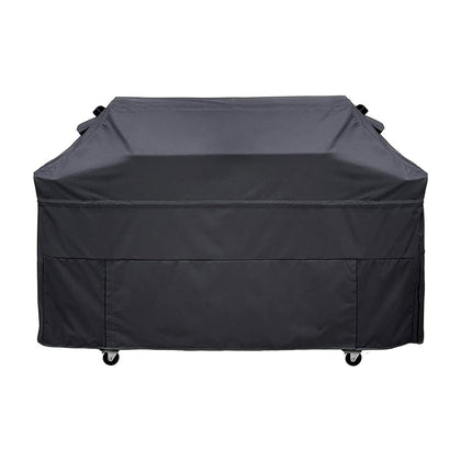 Blackhoso 69in grill cover front view shields grill from weather