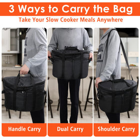 Blackhoso carry bag for Ninja eight-to-ten-qt pots ensures broad compatibility