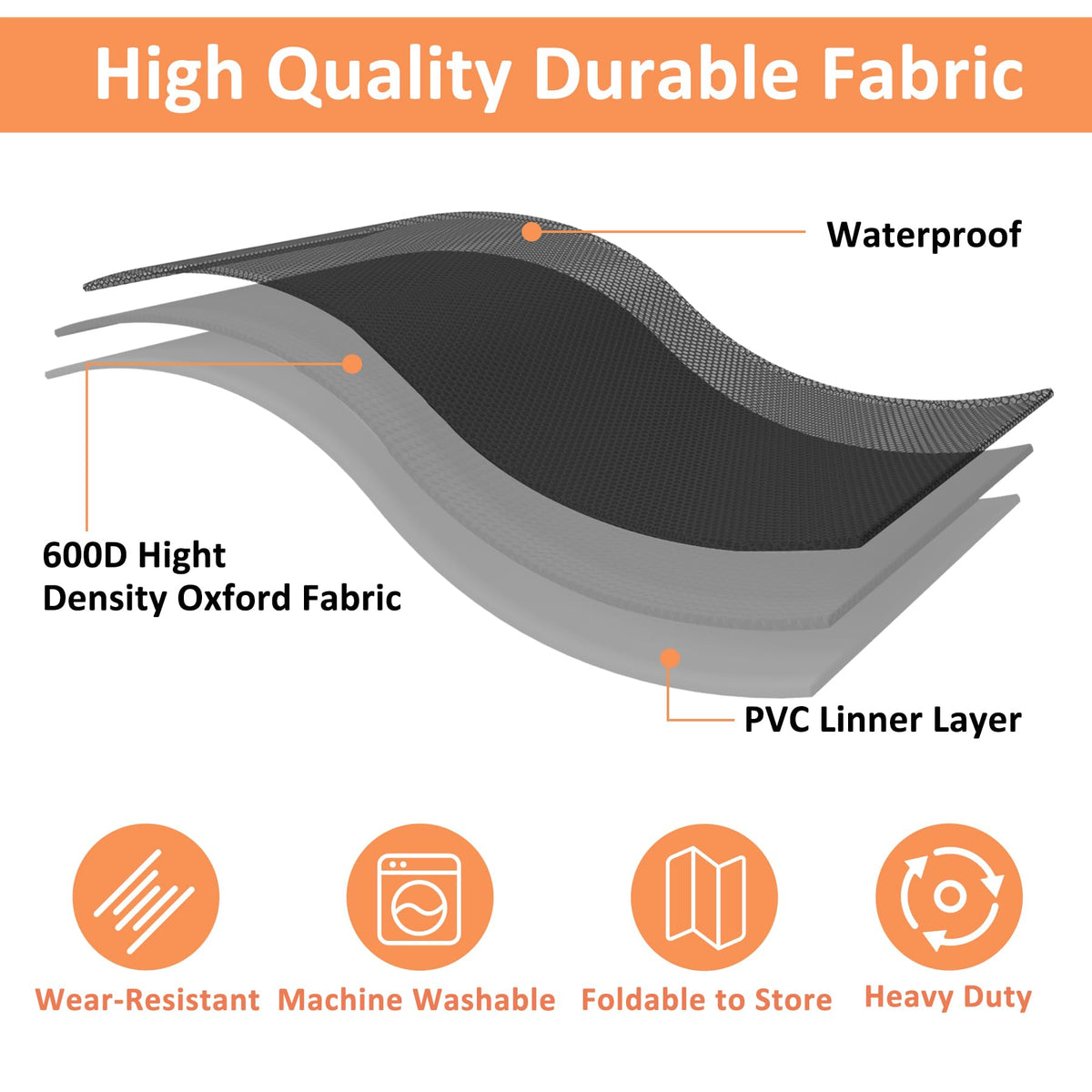Blackhoso easy-clean foldable cover for quick maintenance and storage