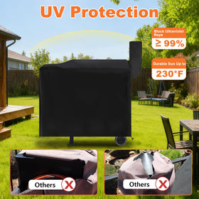 Blackhoso cover cleans easily and folds compactly for storage.