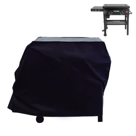Blackhoso grill cover in 45-inch length protects Char-Griller griddle from rain