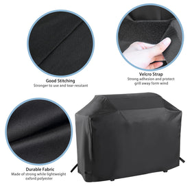 Blackhoso 600D waterproof fabric close-up highlights durability and UV resistance