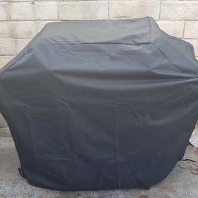Blackhoso grill cover reinforced stitching detail emphasizes long-lasting protection