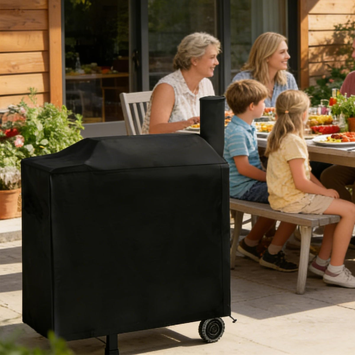 Blackhoso outdoor protection for year-round grilling with Z Grills.