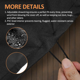 Blackhoso UV fade resistant waterproof cover keeps your Z Grill dry and vibrant.