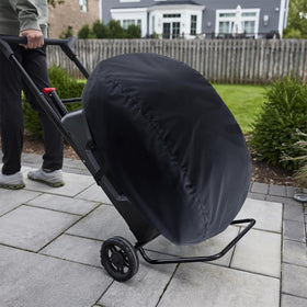 Blackhoso Weber Q2600N+ bonnet cover snugly guards against weather.