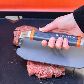 Blackstone 5987 OTG collapsible griddle press ideal for smash burgers and paninis.