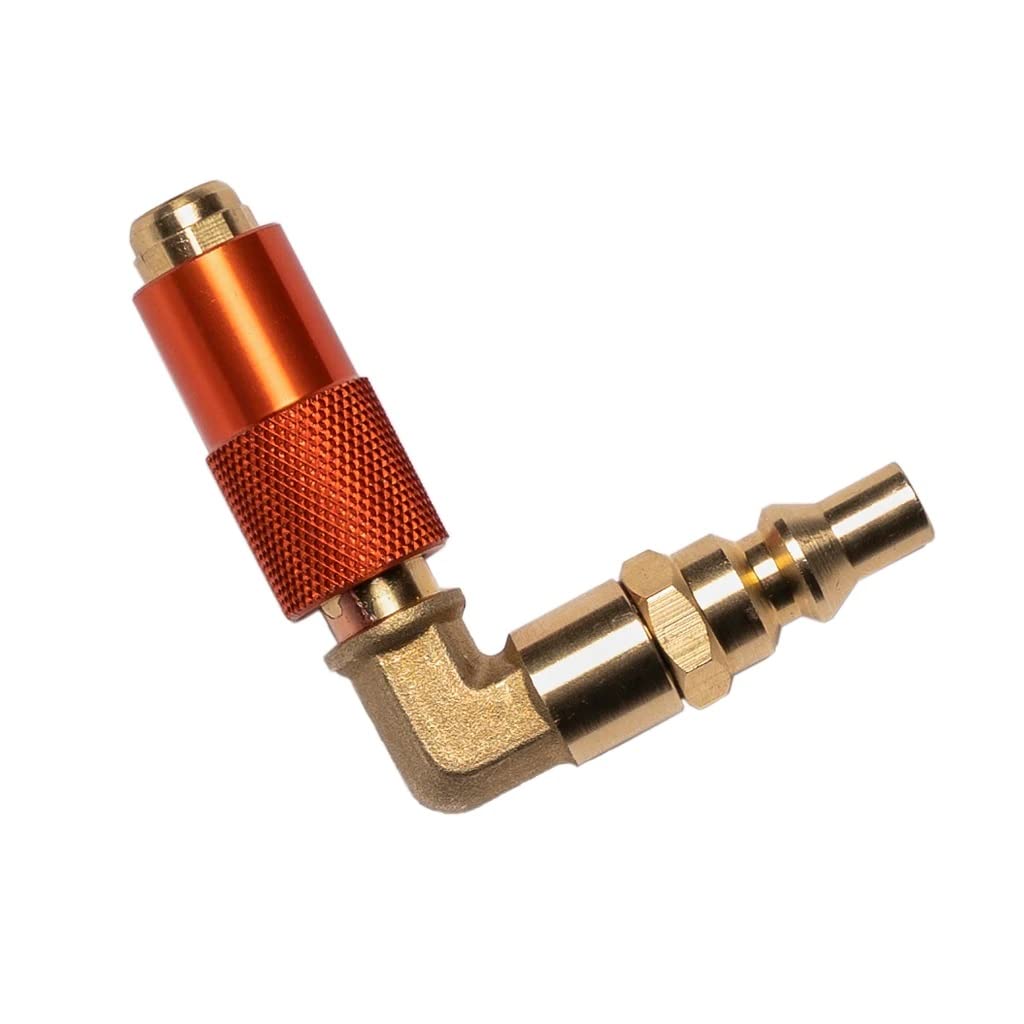 BLACKSTONE RV Quick Connect Hose Right-Angle Adapter allowing easy hookup in tight spaces