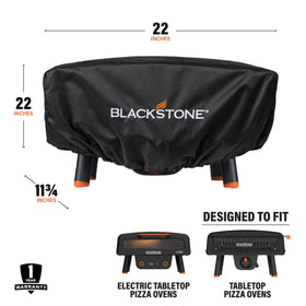 Blackstone cover features reinforced stitching for added durability in outdoor conditions.