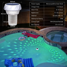 Blansong chlorine floater timer function enables scheduled operation for easy pool care
