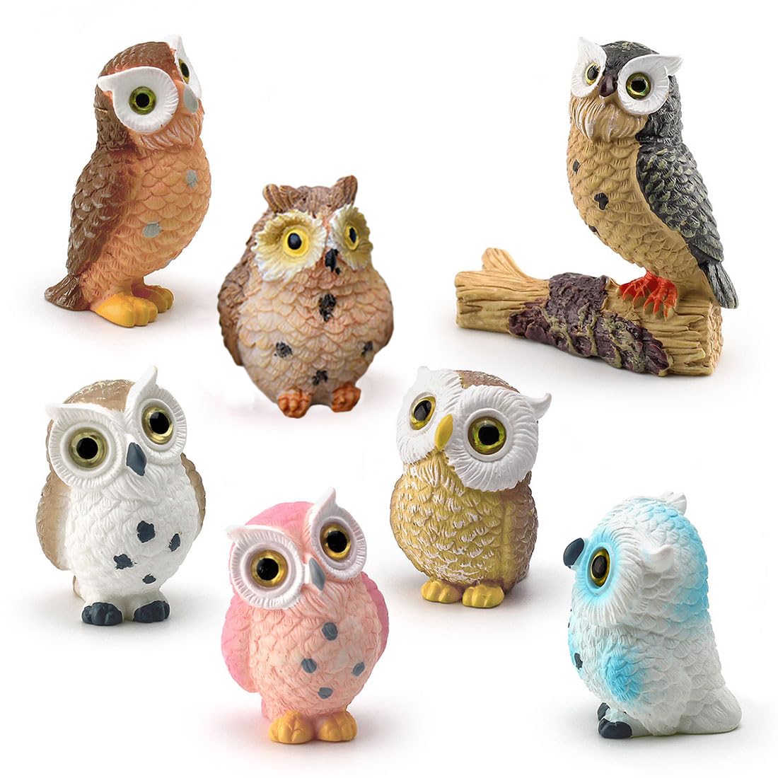 BLAPNK owl diorama ornaments add cute, detailed accents to creative projects.