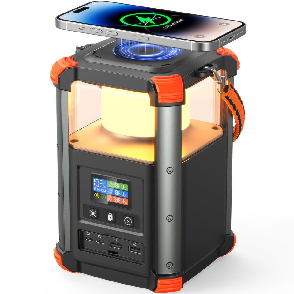 BLAVOR portable power station front view for compact outdoor energy