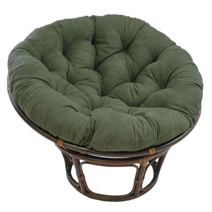 Blazing Needles papasan cushion in hunter green for comfortable, stylish seating