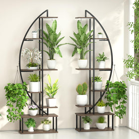 Blazpath built-in LED grow lights offer day-night plant lighting.