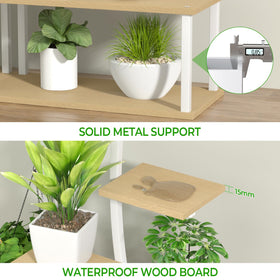 BLAZPATH waterproof wooden shelves resist spills and simplify maintenance