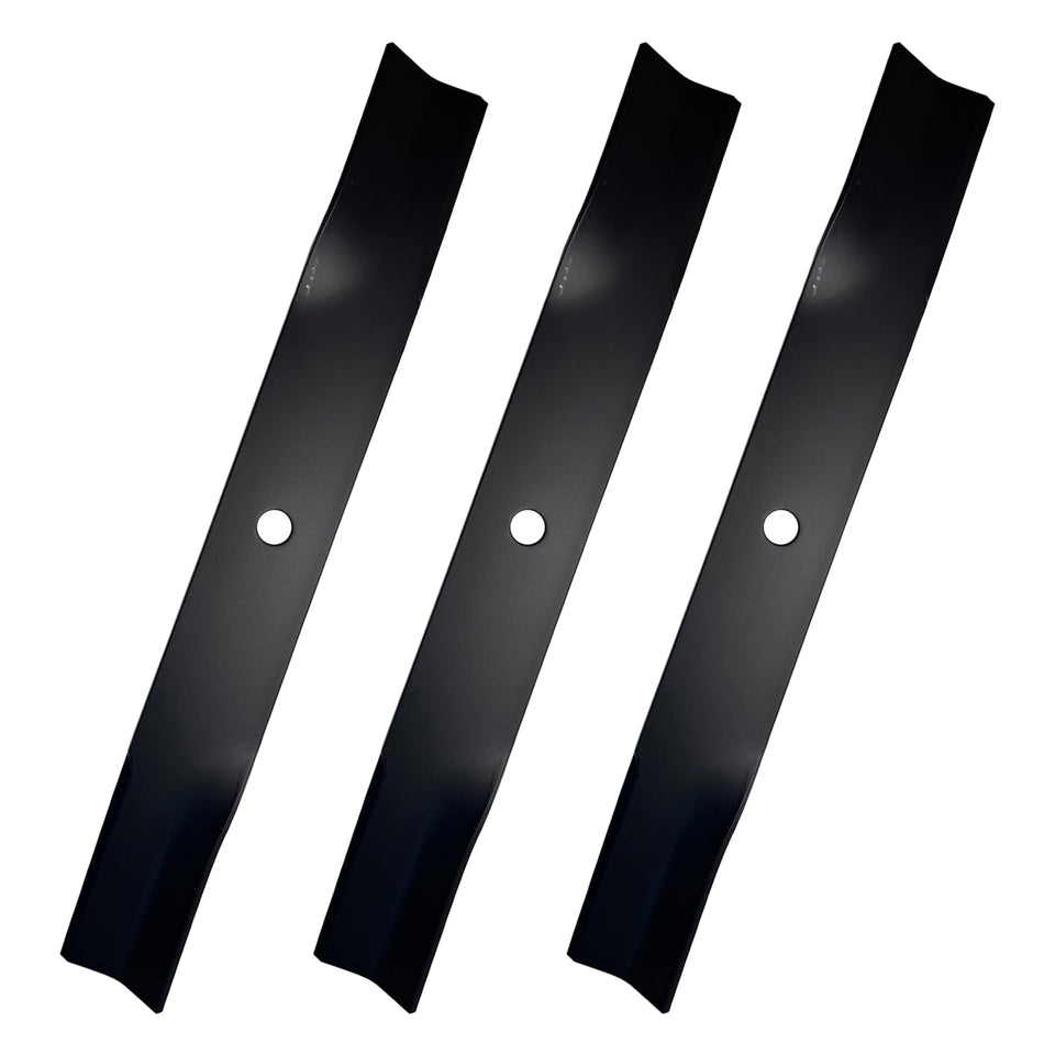 BLCE high-lift mower blades for a 50-inch Toro deck improve clipping and bagging.