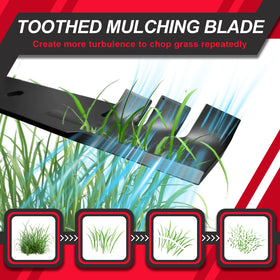 BLCE multi-brand compatibility blade option for many mower models.