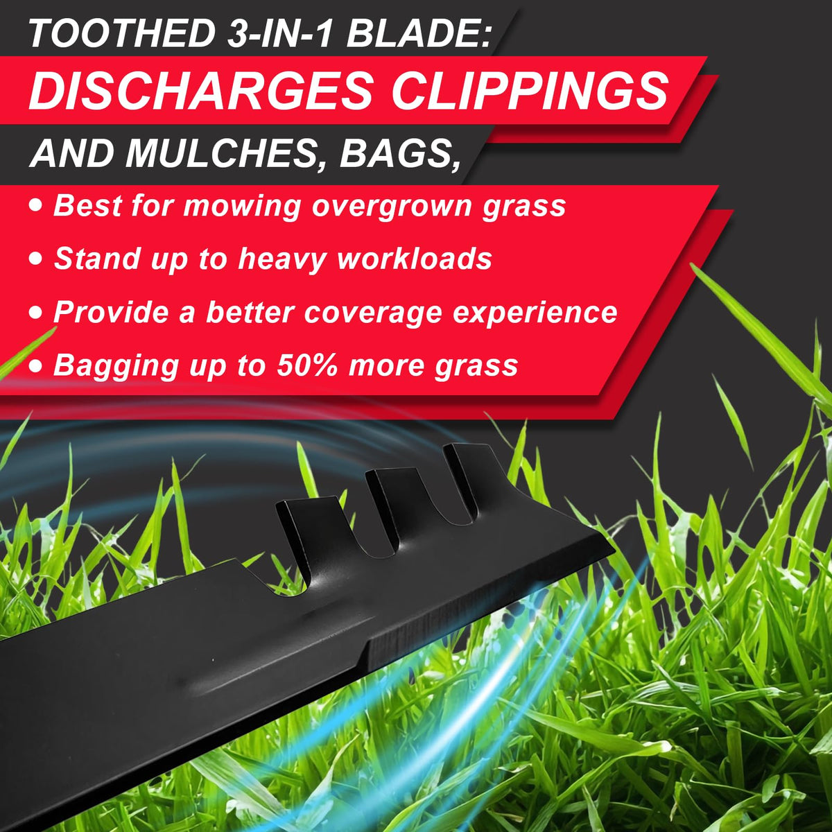 BLCE no sharpening needed coating indicates easy maintenance.
