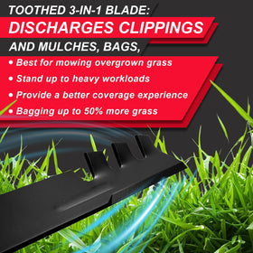 BLCE no sharpening needed coating indicates easy maintenance.